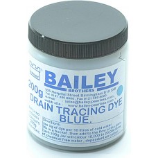 Bailey Drain Tracing Dye Blue 200grm  